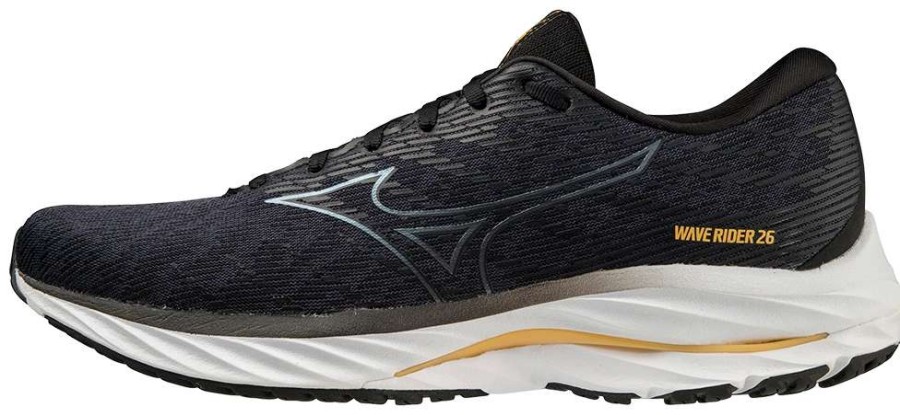 Footwear * | Mizuno Men'S Wave Rider 26 (9Zmg Odyssey Grey/Metallic Grey)