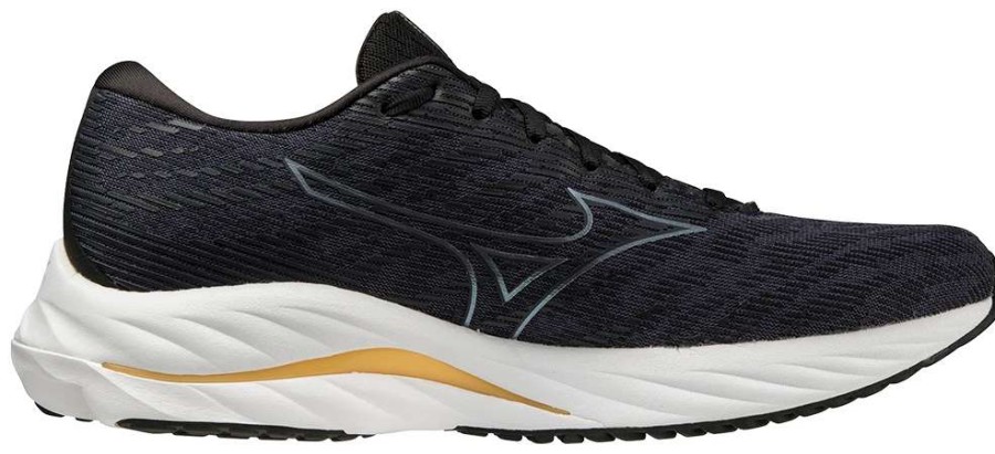 Footwear * | Mizuno Men'S Wave Rider 26 (9Zmg Odyssey Grey/Metallic Grey)