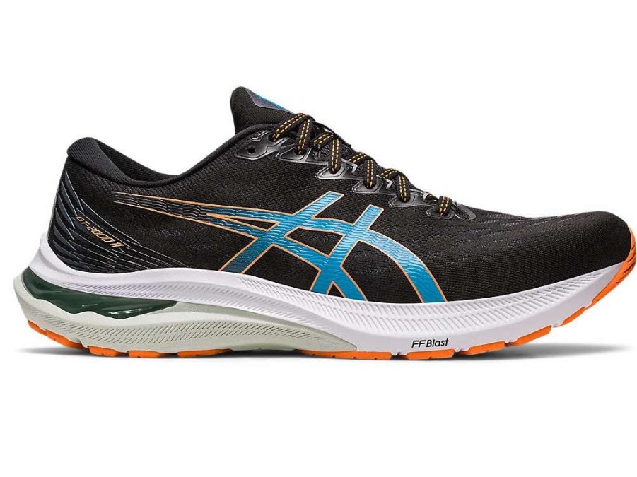 Footwear * | Asics Men'S Gt-2000 11 Extra Wide (006 Black/Sun Peach)