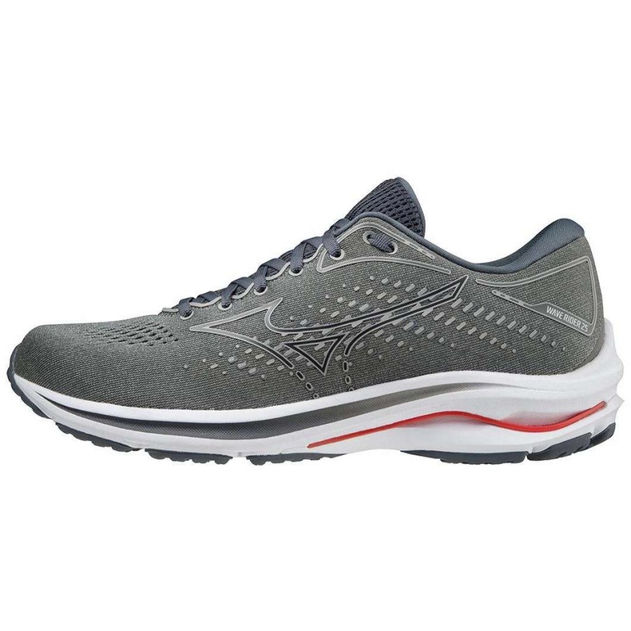 Footwear * | Mizuno Men'S Wave Rider 25 (9Ltu Drizzle-Turbulence)