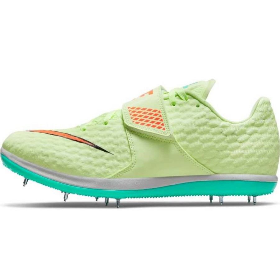 Footwear * | Nike Unisex High Jump Elite (700 Barely Volt/Hyper Orange/Dynamic Turquoise)