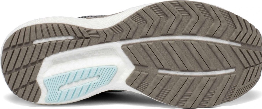 Footwear * | Saucony Women'S Triumph 18 (40 Charcoal/Sky)