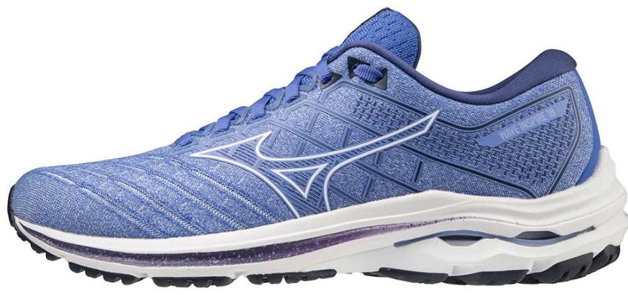 Footwear * | Mizuno Women'S Wave Inspire 18 (Ab00 Amparo Blue/White)