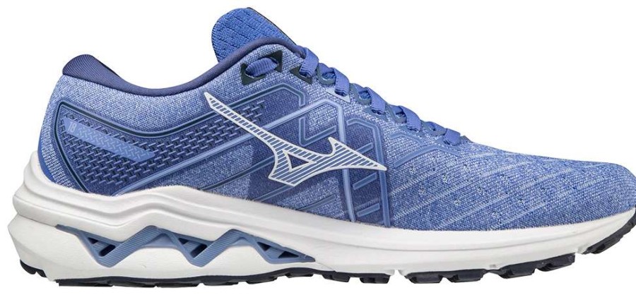 Footwear * | Mizuno Women'S Wave Inspire 18 (Ab00 Amparo Blue/White)