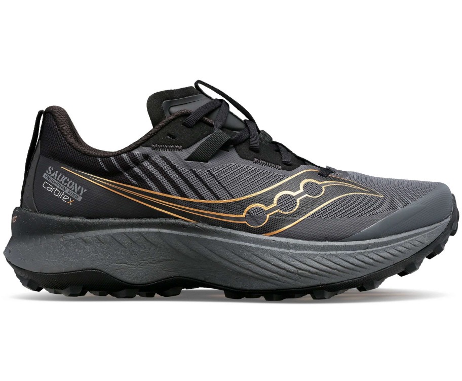 Footwear * | Saucony Men'S Endorphin Edge (10 Black/Goldstruck)