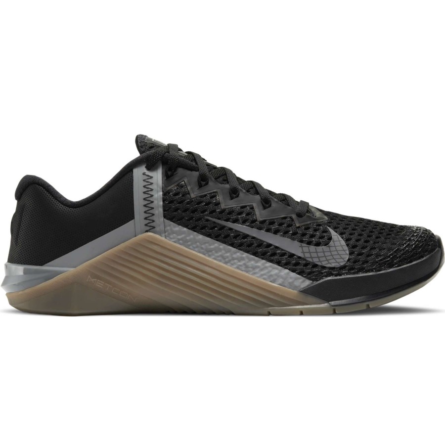 Footwear * | Nike Men'S Metcon 6 (002 Black/Iron Grey Gum Dark Brown)