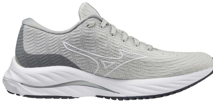 Footwear * | Mizuno Women'S Wave Rider 26 Ssw (Ym00 Oyster Mushroom/White)