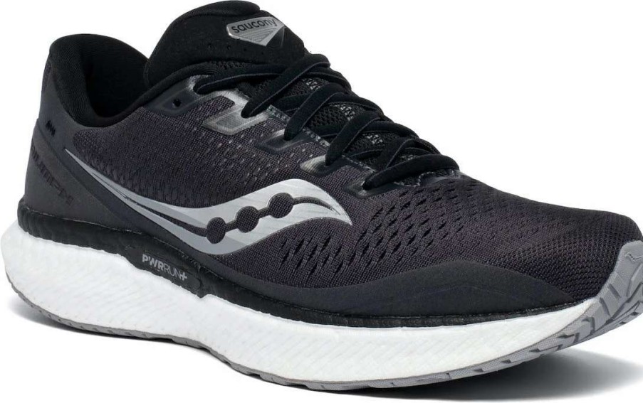 Footwear * | Saucony Men'S Triumph 18 (40 Charcoal/White)