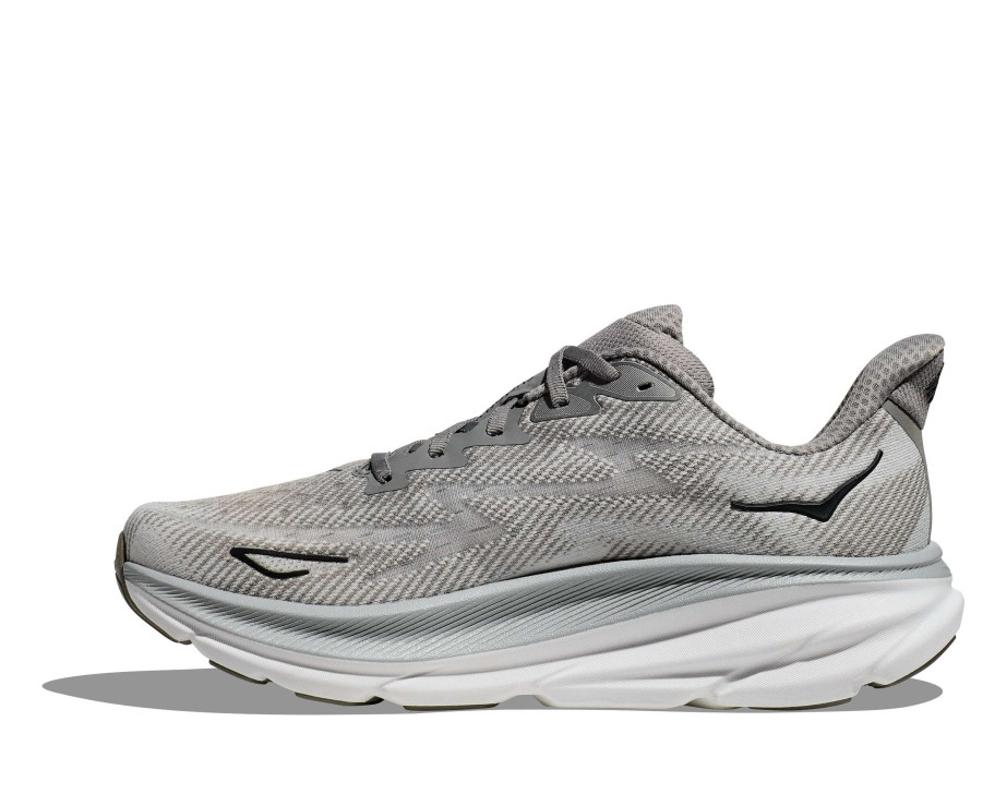 Footwear * | Hoka Men'S Clifton 9 Wide (Hmbc Harbor Mist/Black)