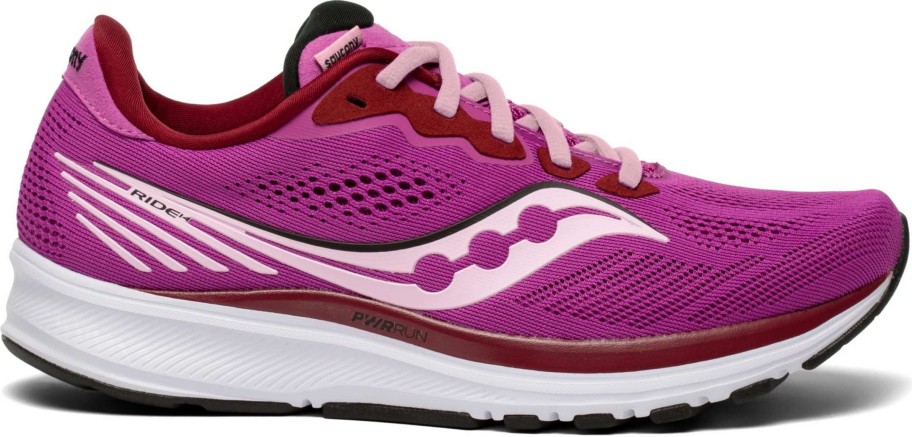 Footwear * | Saucony Women'S Ride 14 (30 Razzle/Fairytale)