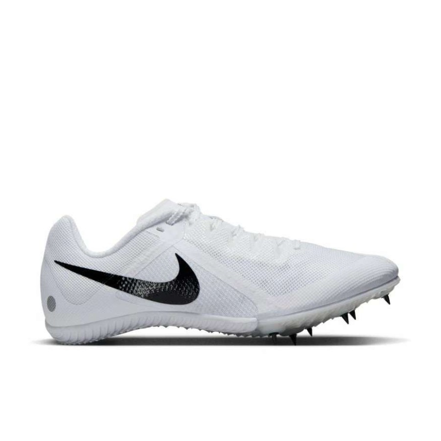 Footwear * | Nike Unisex Zoom Rival Multi (100 White/Black/Metallic Silver)