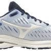 Footwear * | Mizuno Women'S Wave Rider 24 (570D Arctic Ice/Snow White)