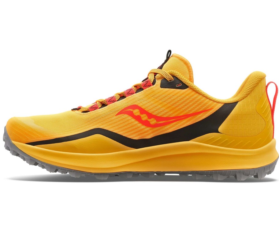 Footwear * | Saucony Men'S Peregrine 12 (16 Vizi Gold/Vizi Red)