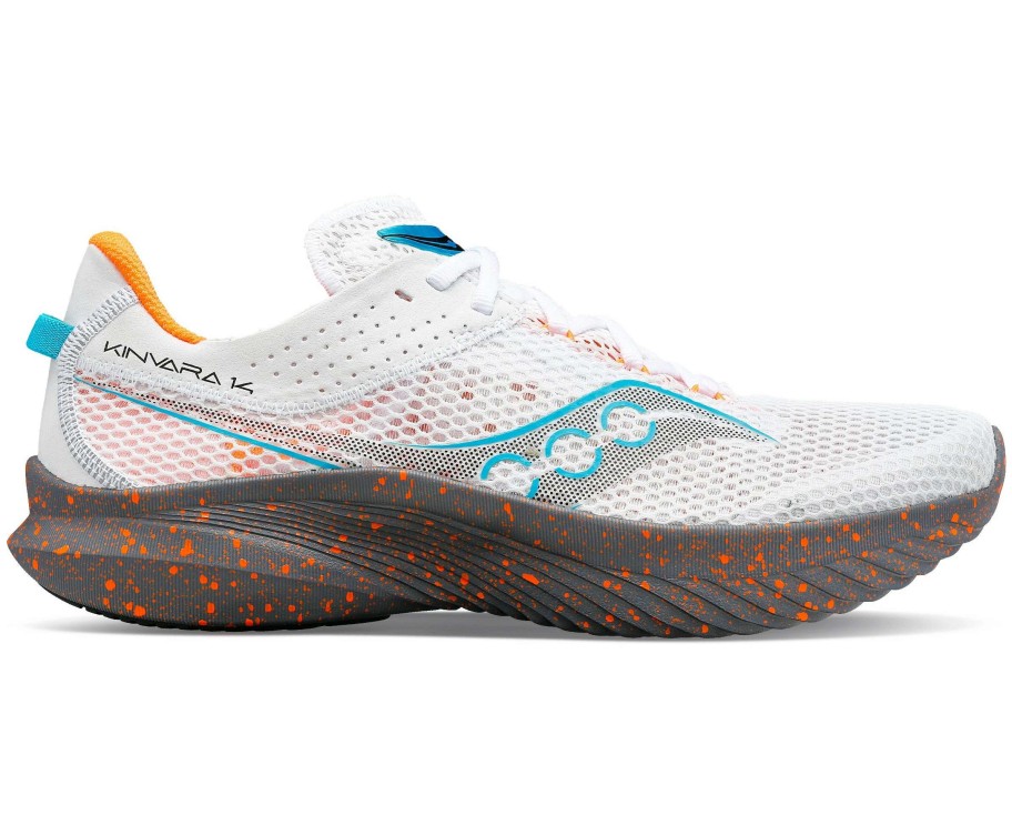 Footwear * | Saucony Men'S Kinvara 14 (85 White/Gravel)