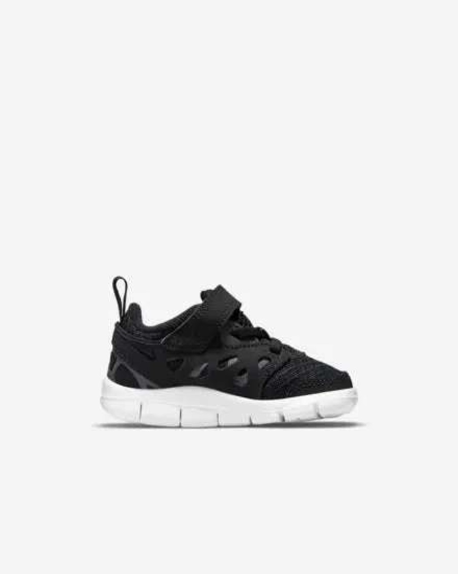 Footwear * | Nike Toddler Free Run 2 (004 Black/White/Dark Grey)