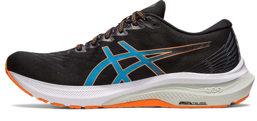 Footwear * | Asics Men'S Gt-2000 11 Wide (006 Black/Sun Peach)