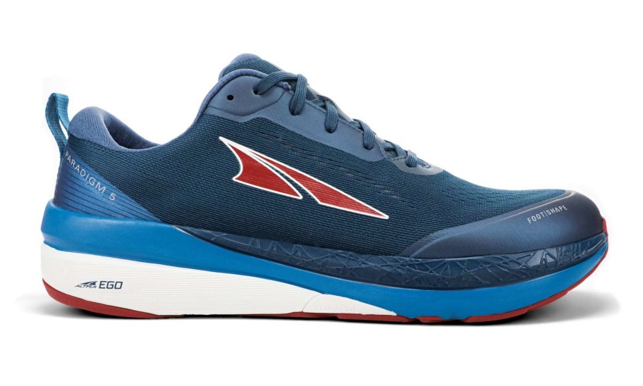 Footwear * | Altra Men'S Paradigm 5 (448 Blue/Red)