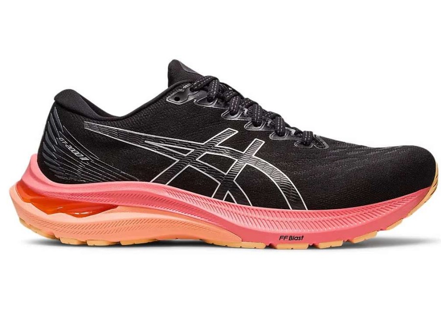 Footwear * | Asics Women'S Gt-2000 11 Wide (006 Black/Pure Silver)