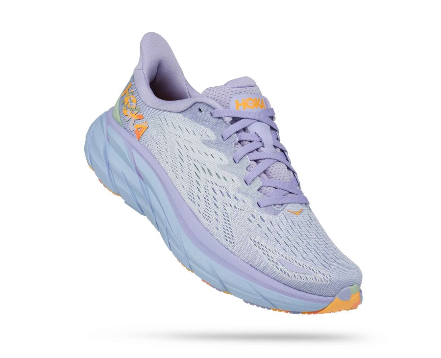 Footwear * | Hoka Women'S Clifton 8 (Blsg Baby Lavender/Smoke Green)