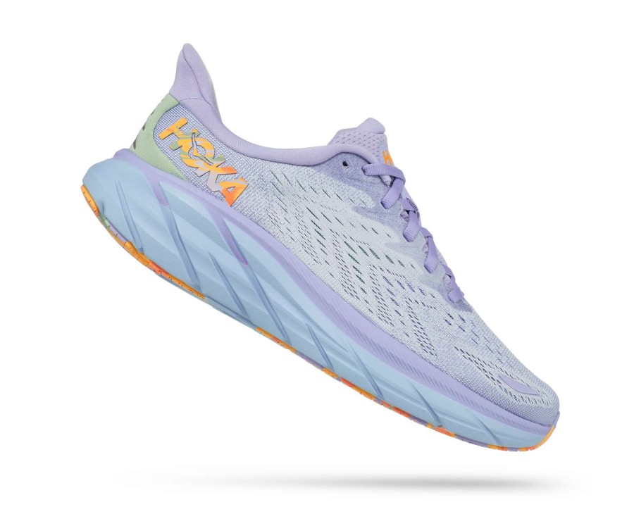 Footwear * | Hoka Women'S Clifton 8 (Blsg Baby Lavender/Smoke Green)