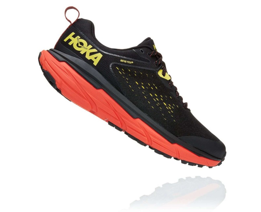 Footwear * | Hoka Men'S Challenger Atr 6 Gtx (Bgsh Black/Green Sheen)