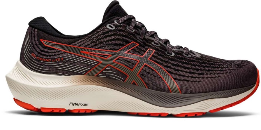 Footwear * | Asics Men'S Gel-Kayano Lite 3 (020 Smoke Shadow/Cherry Tomato)