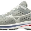 Footwear * | Mizuno Women'S Wave Rider 24 (9R0A Lunar Rock/Nimbus Cloud)