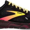 Footwear * | Brooks Men'S Launch Gts 9 (016 Black/Pink/Yellow)