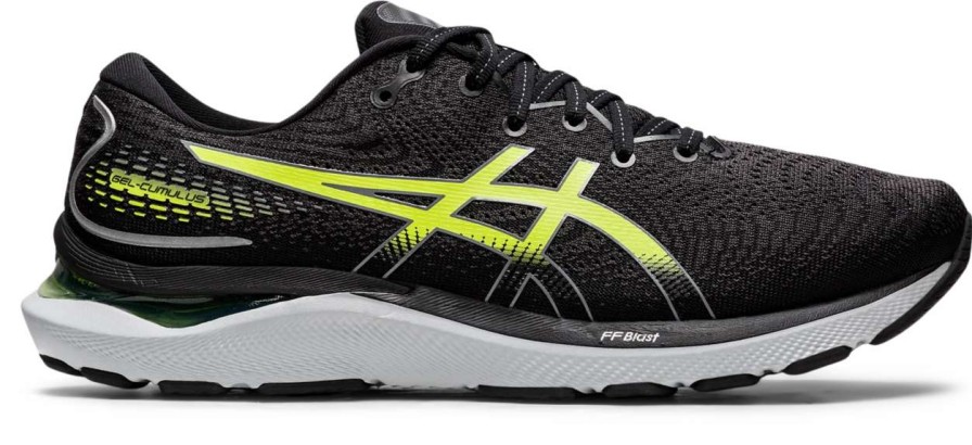 Footwear * | Asics Men'S Gel-Cumulus 24 (002 Black/Hazard Green)