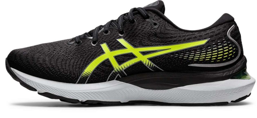 Footwear * | Asics Men'S Gel-Cumulus 24 (002 Black/Hazard Green)