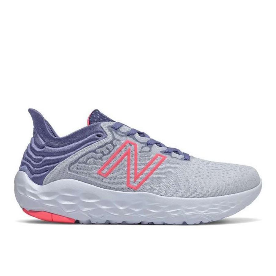 Footwear * | New Balance Women'S Fresh Foam Beacon V3 (Bg Moon Dust/Magnetic Blue/Guava)