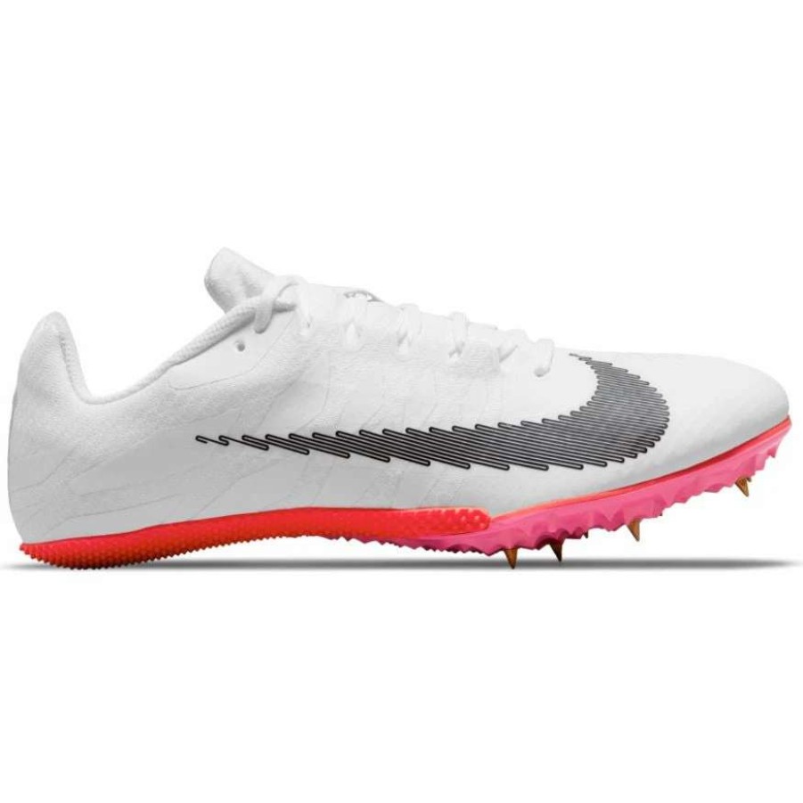 Footwear * | Nike Unisex Zoom Rival S9 (100 White/Black/Black)