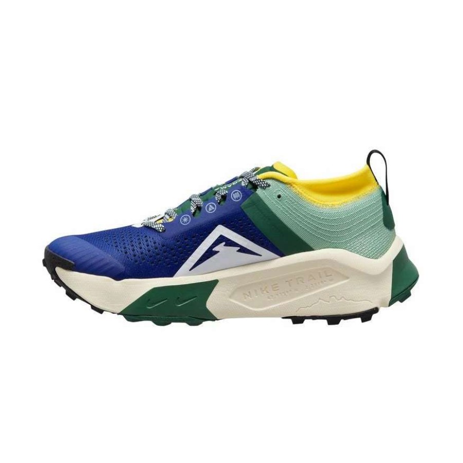 Footwear * | Nike Men'S Zoomx Zegama Trail (400 Deep Royal Blue/White/Yellow Strike)