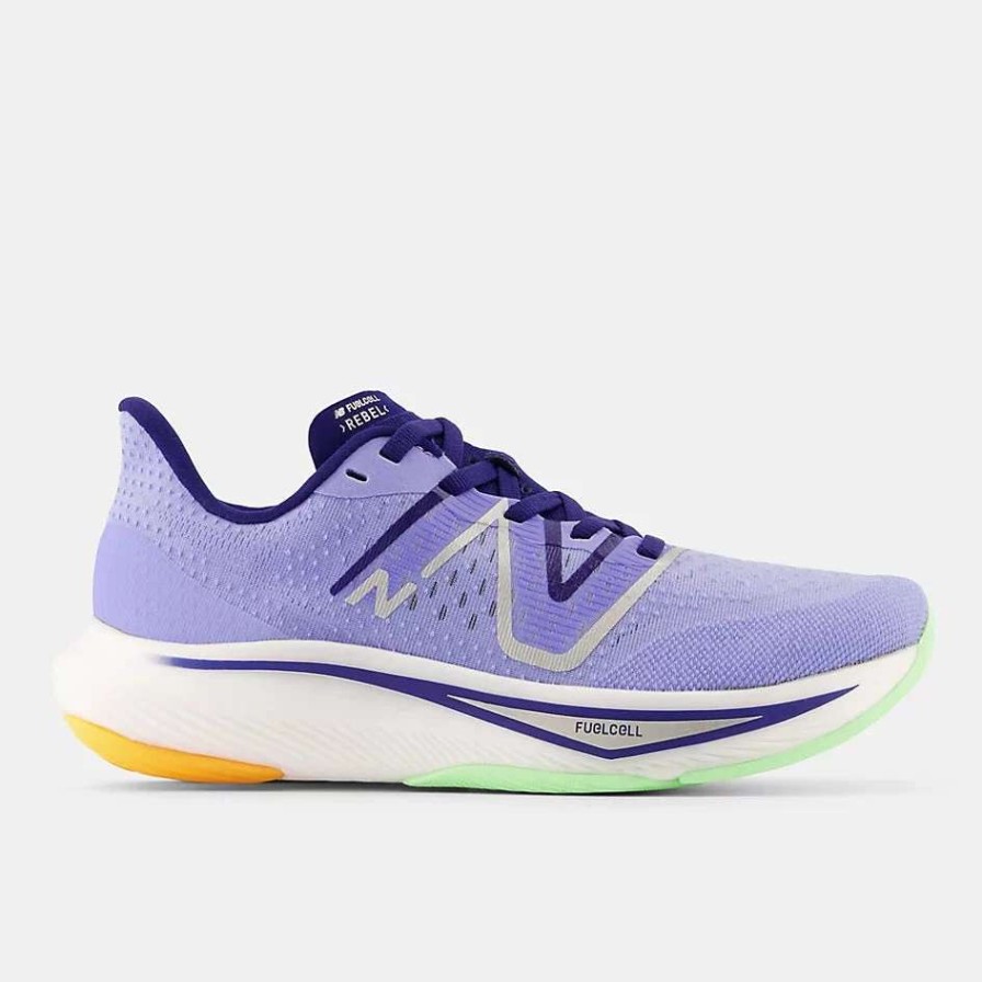 Footwear * | New Balance Women'S Fuelcell Rebel V3 (Mm Vibrant Violet/Victory Blue/Vibrant Spring Glo)