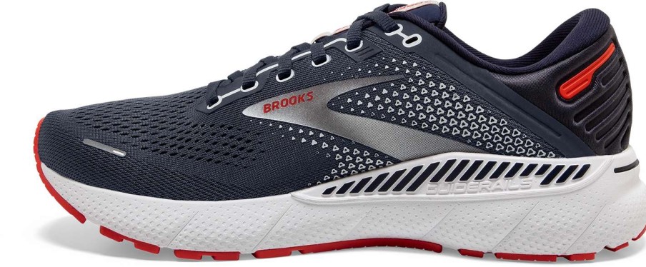 Footwear * | Brooks Men'S Adrenaline Gts 22 (435 Peacoat/India Ink/Grenadine)