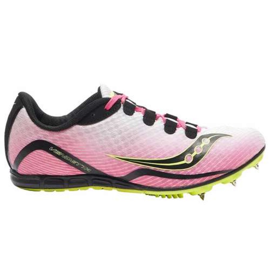 Footwear * | Saucony Women'S Vendetta (3 White/Pink)