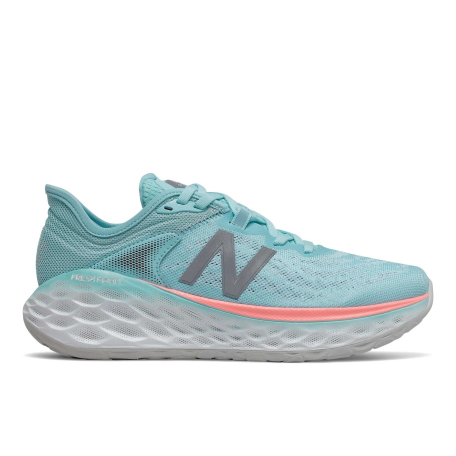 Footwear * | New Balance Women'S Fresh Foam More V2 (Bp Sea Salt With Newport Blue)