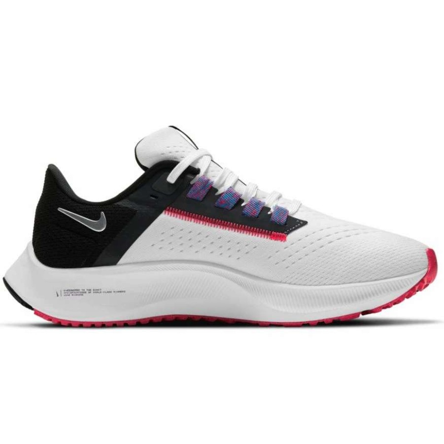 Footwear * | Nike Women'S Zoom Pegasus 38 (101 White/Metalliuc Silver/Black)