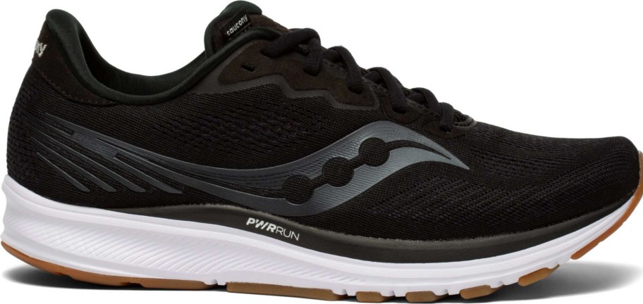 Footwear * | Saucony Men'S Ride 14 (12 Black/Gum)