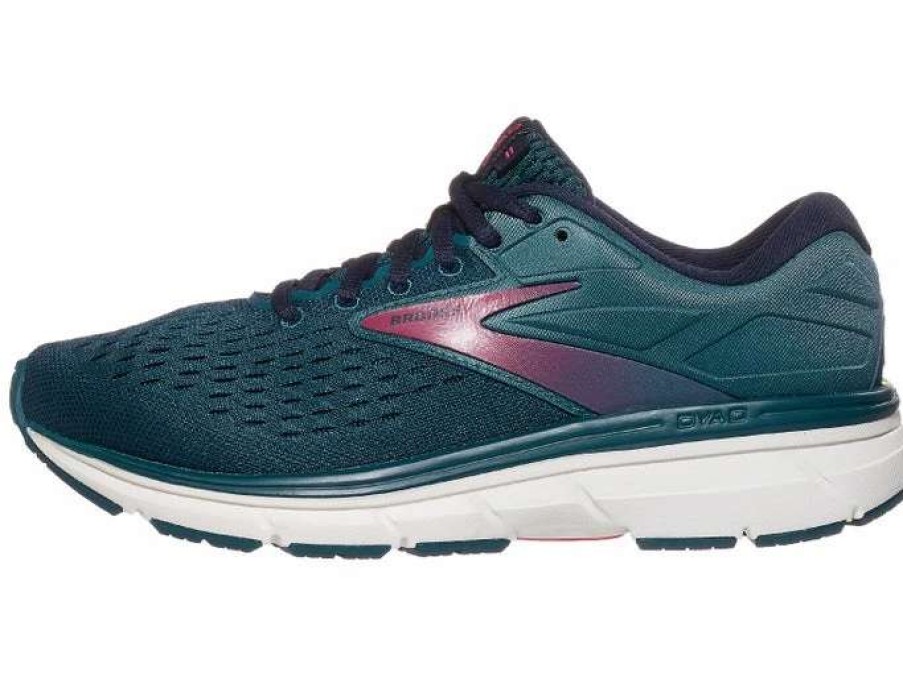 Footwear * | Brooks Women'S Dyad 11 (490 Blue/Navy/Beetroot)