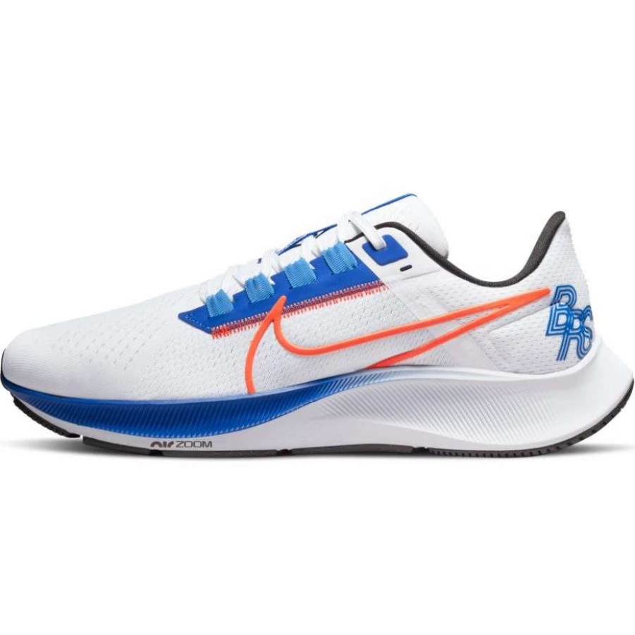 Footwear * | Nike Men'S Zoom Pegasus 38 (100 White/Rush Orange/Game Royal)