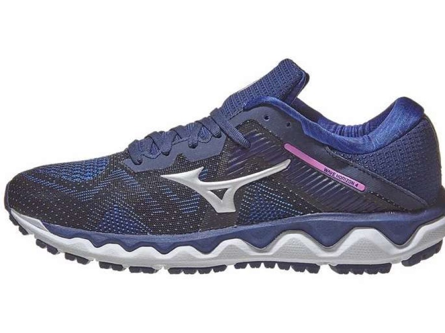 Footwear * | Mizuno Women'S Wave Horizon 4 (Me73 Medieval Blue)