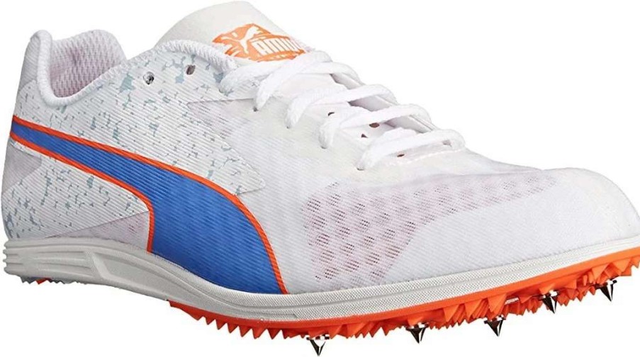 Footwear * | Puma Women'S Tfx Distance V5 (White-Ultramarine-Fluo-Peach)