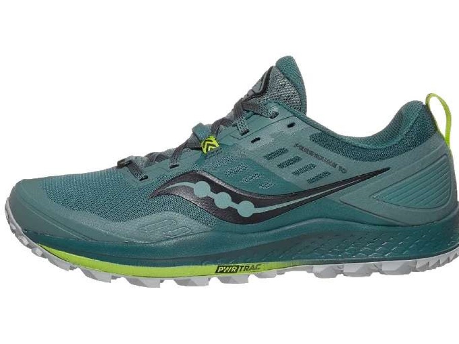 Footwear * | Saucony Men'S Peregrine 10 (30 Steel/Green)