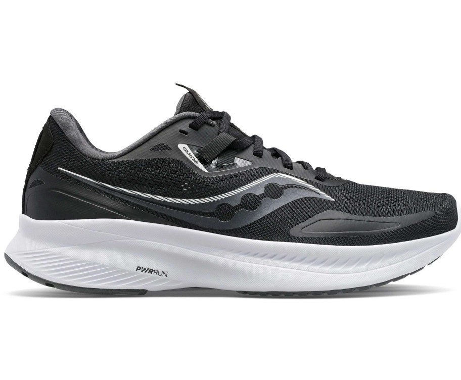 Footwear * | Saucony Men'S Guide 15 (05 Black/White)