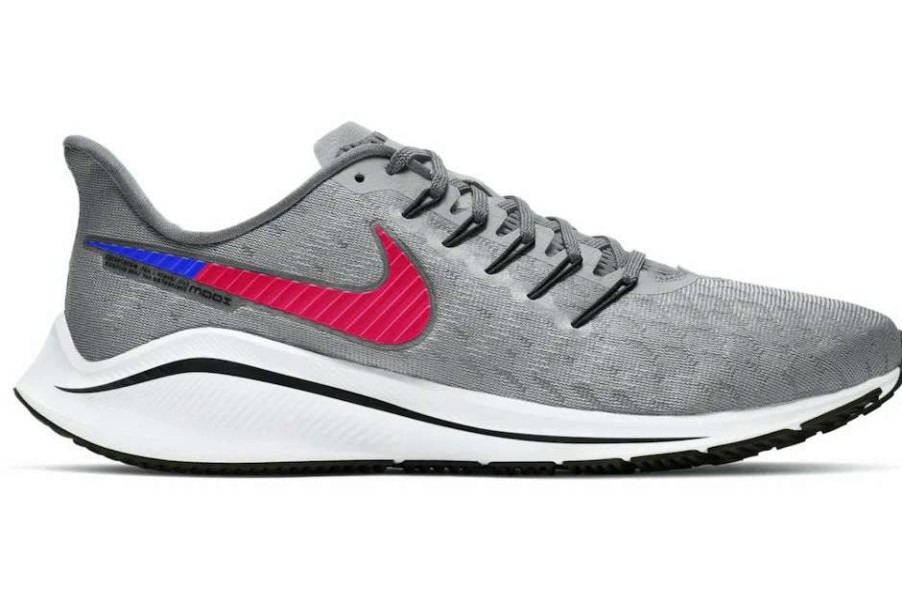 Footwear * | Nike Men'S Air Zoom Vomero 14 (013 Wolf Grey/Bright Crimson)