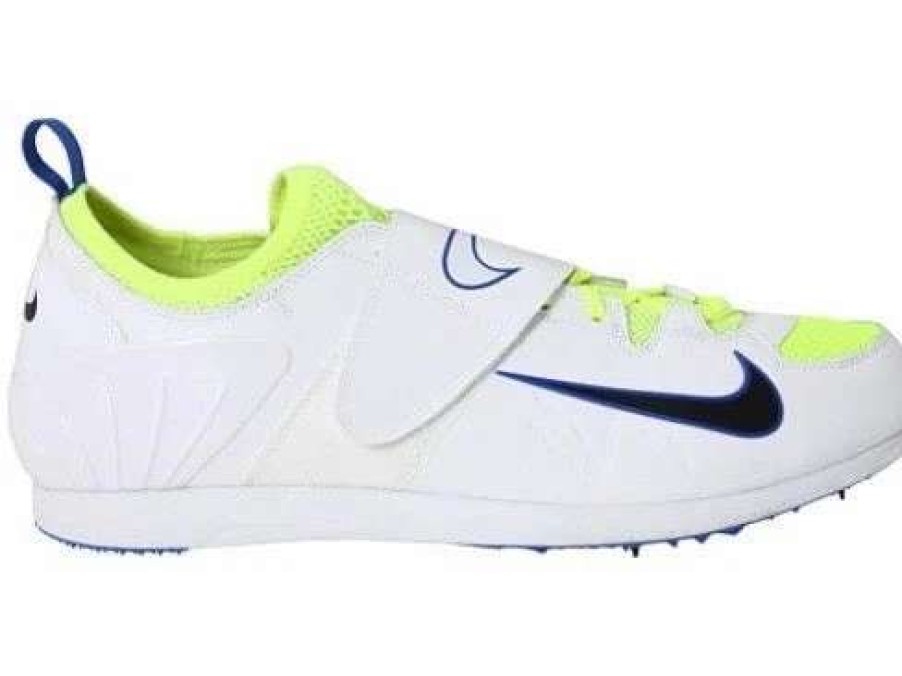 Footwear * | Nike Unisex Zoom Pole Vault Ii (103 White/Black-Volt-Treasure Blue)