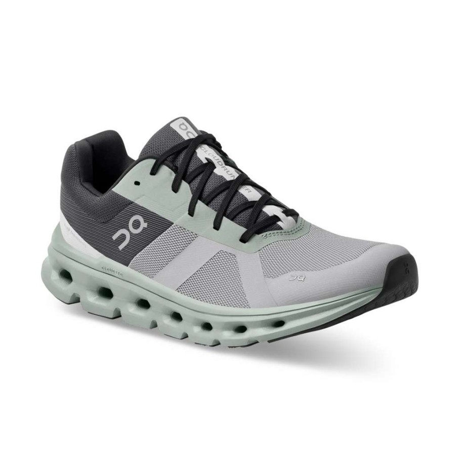 Footwear * | On Men'S Cloudrunner (Alloy/Moss)