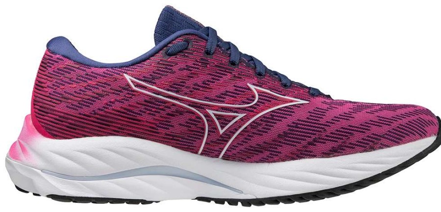 Footwear * | Mizuno Women'S Wave Rider 26 (6Whg Festival Fuchsia/Halogen Blue)