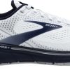 Footwear * | Brooks Men'S Ghost 14 (190 White/Grey/Navy)